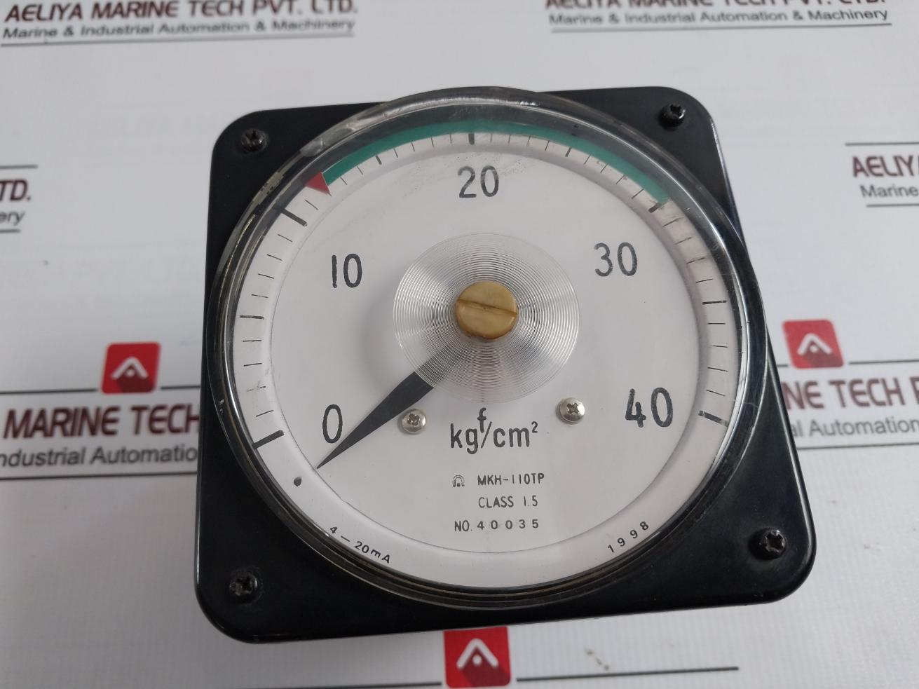 Meiyo Mkh-110Tp Pressure Indicator 0-40 Kgf/Cm2, 4-20Ma Class 1.5
