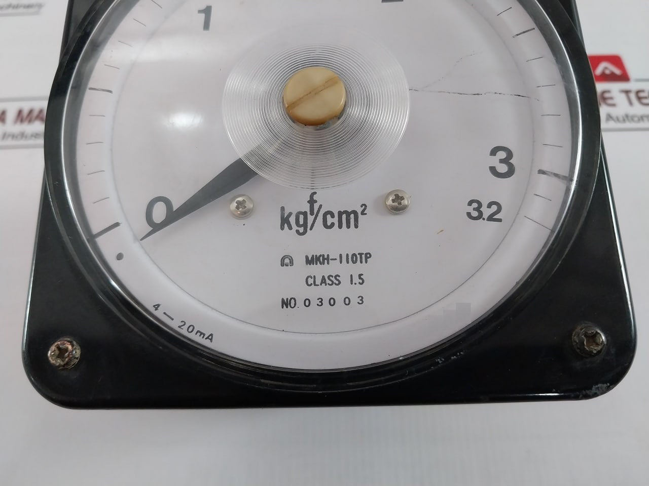 Meiyo Mkh-110Tp Pressure Indicator 4-20Ma 0-3.2 Kgf/Cm2