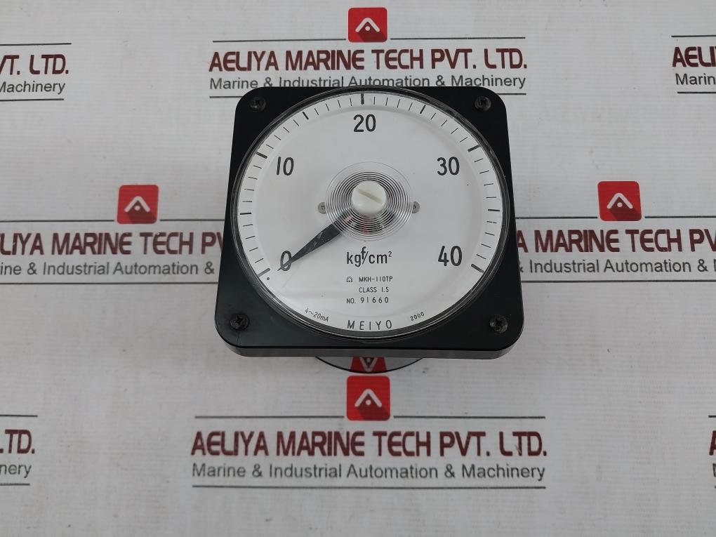 Meiyo Mkh-110Tp Pressure Indicator 4-20Ma 0 To 40 Kgf/Cm2