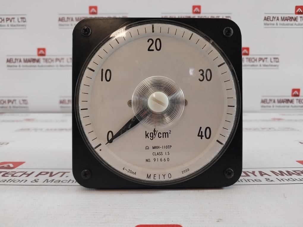 Meiyo Mkh-110Tp Pressure Indicator 4-20Ma 0 To 40 Kgf/Cm2