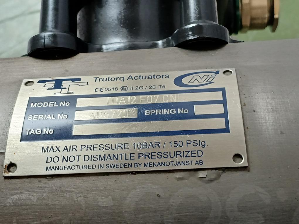 Mekanot Janst Tda12F07Cni Position Gear Assembly M0R-30D/Da 150Psi