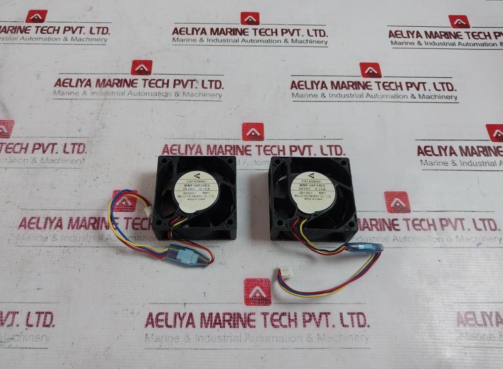 Melco Technorex Ca1638H01 3-wire Cooling Fan 24Vdc 0.10A