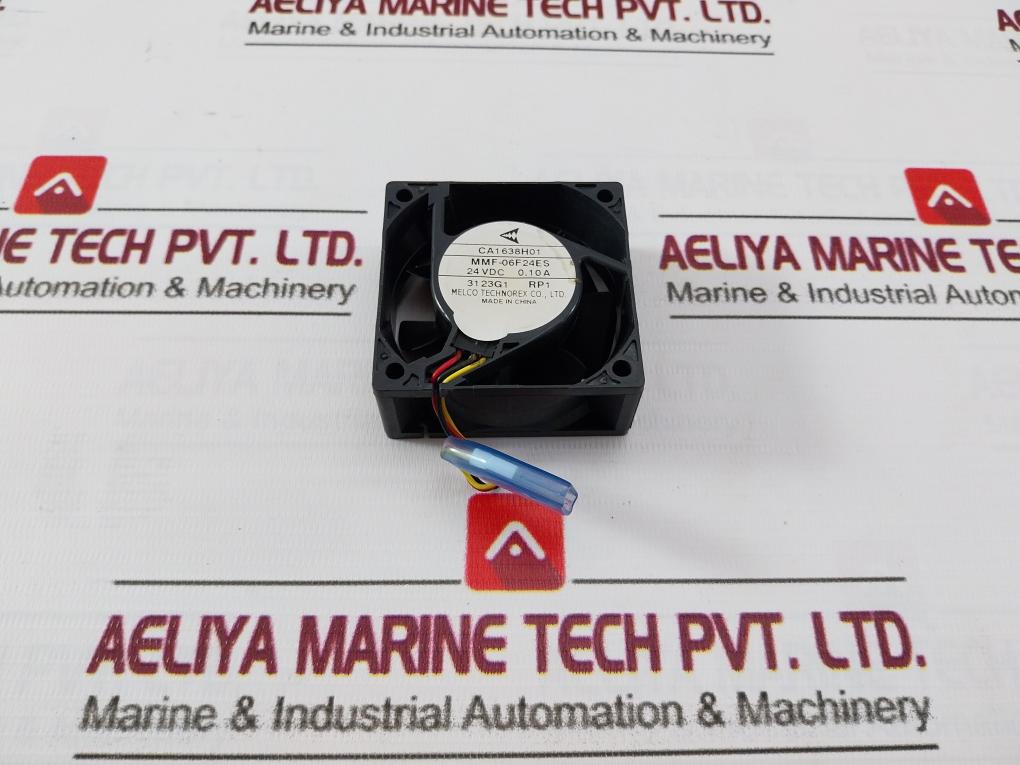Melco Technorex Ca1638H01 Axial Cooling Fan Mmf-06F24Es 24Vdc 0.10A