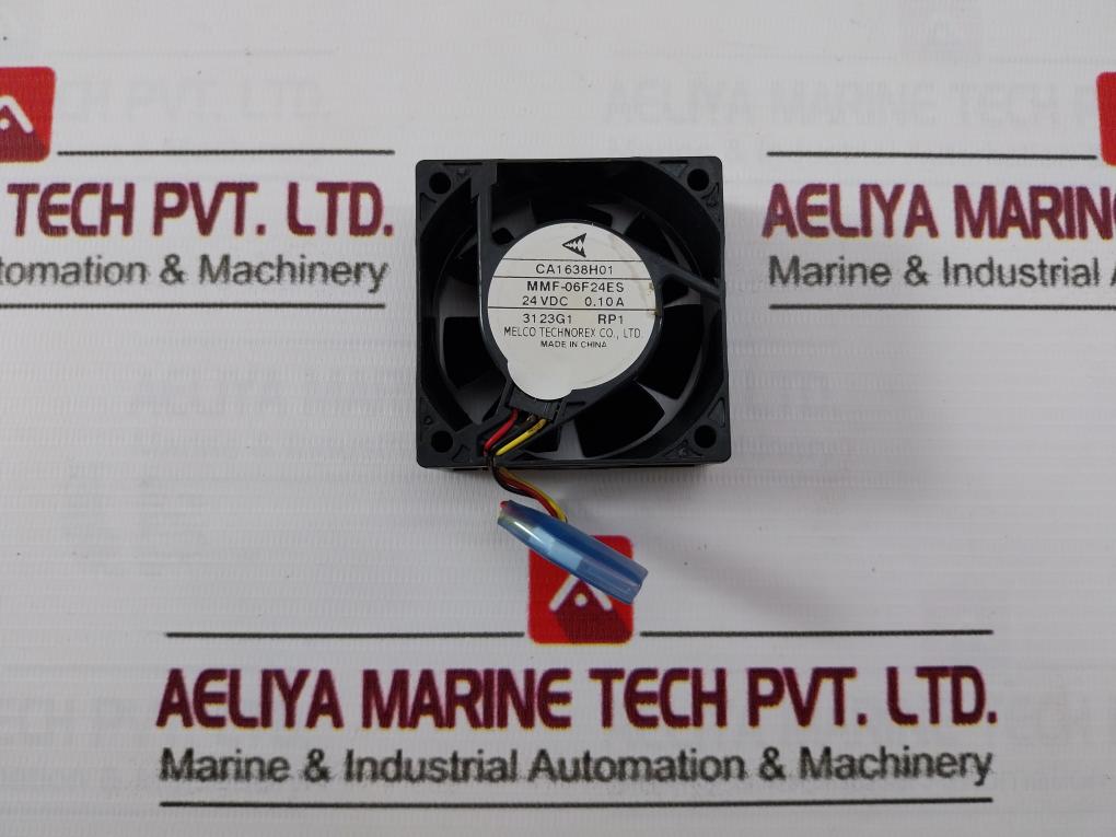 Melco Technorex Ca1638H01 Axial Cooling Fan Mmf-06F24Es 24Vdc 0.10A
