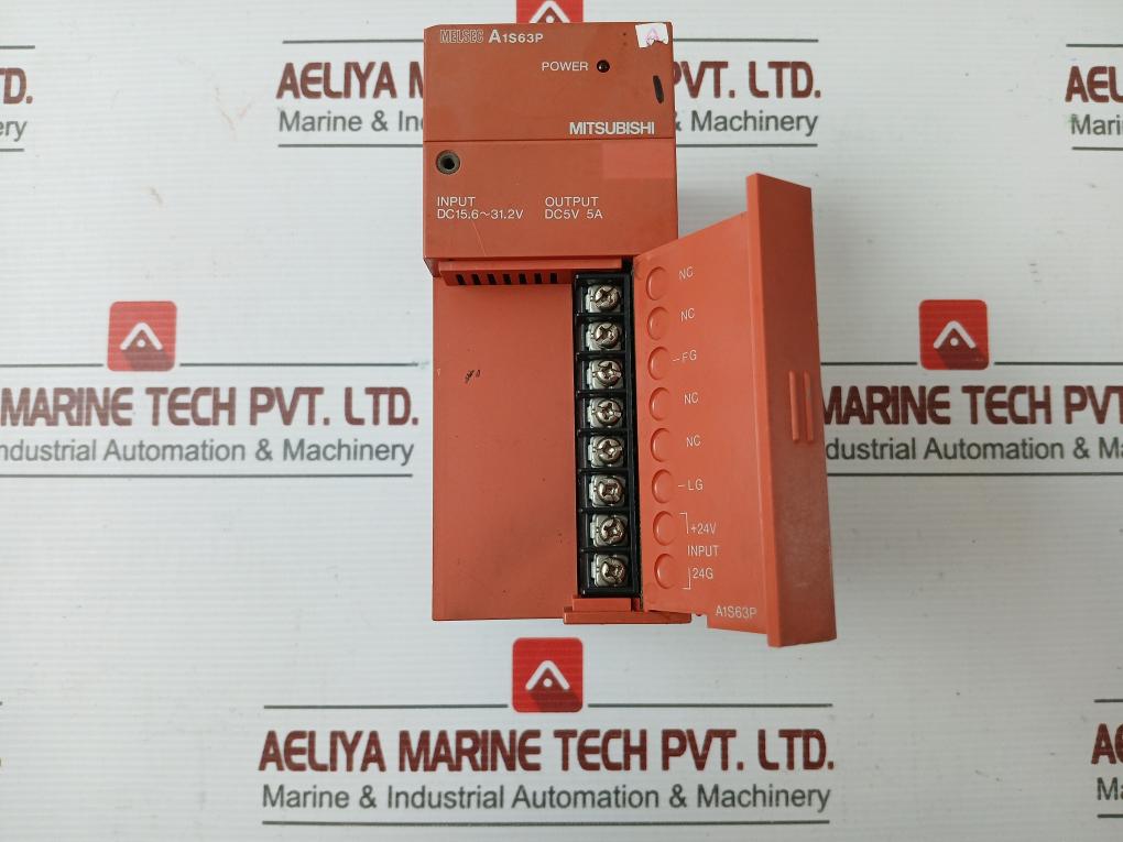 Melsec Power Supply Unit A1S63P Mitsubishi Electric 500 Gm