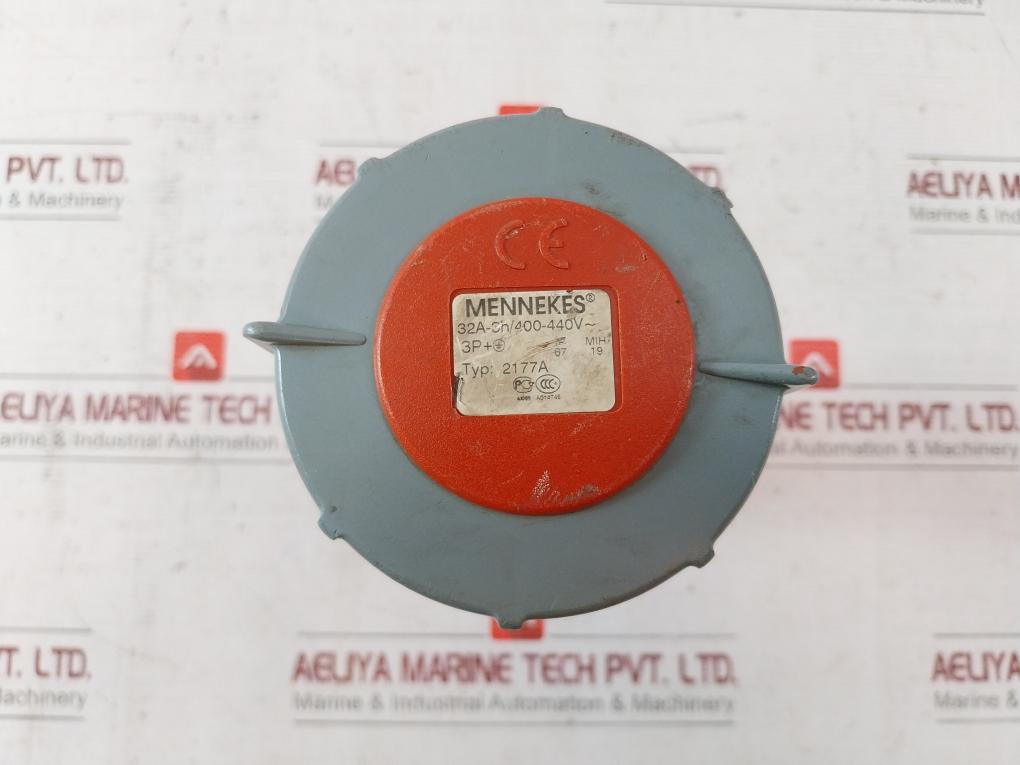 Mennekes 2177A Connector Screw Terminal Single Part Body 400-440V Ip67