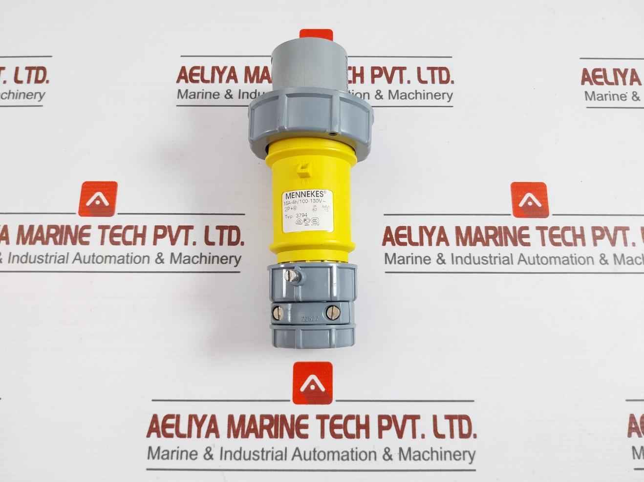 Mennekes 3794 Power Plug Power Connector 16A 4H 100-130V 50-60 Hz