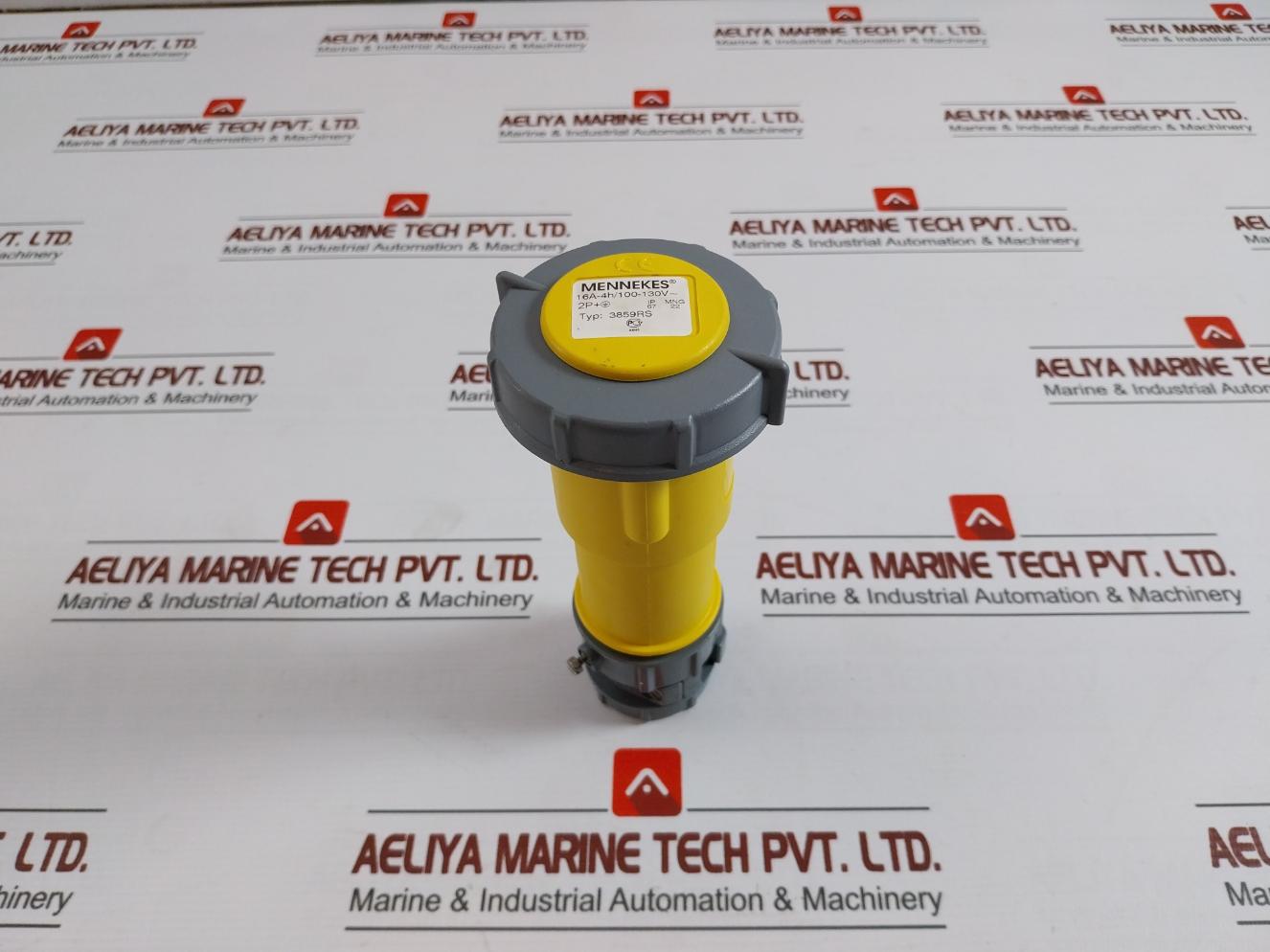 Mennekes 3859Rs Yellow Cable Mount Industrial Power Socket Ip 67