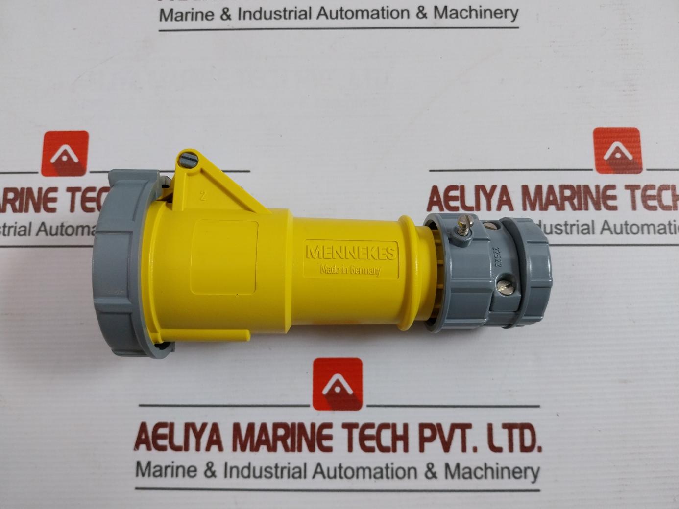 Mennekes 3859Rs Yellow Cable Mount Industrial Power Socket Ip 67