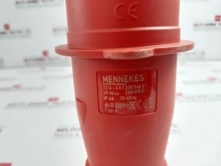 Mennekes Typ 4 Industrial Power Plug 50-60Hz Min.5 Nm
