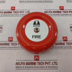 Menvier Fire Alarm Red Bell, 24v Dc
