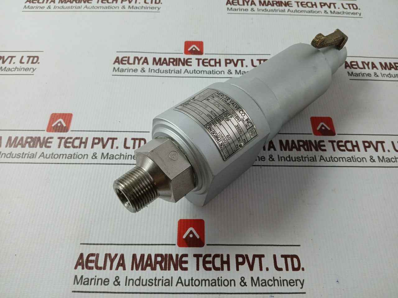 Mercer 91-m2D63P1641 Pressure Relief Valve 7070 Scfm,3500 Psi