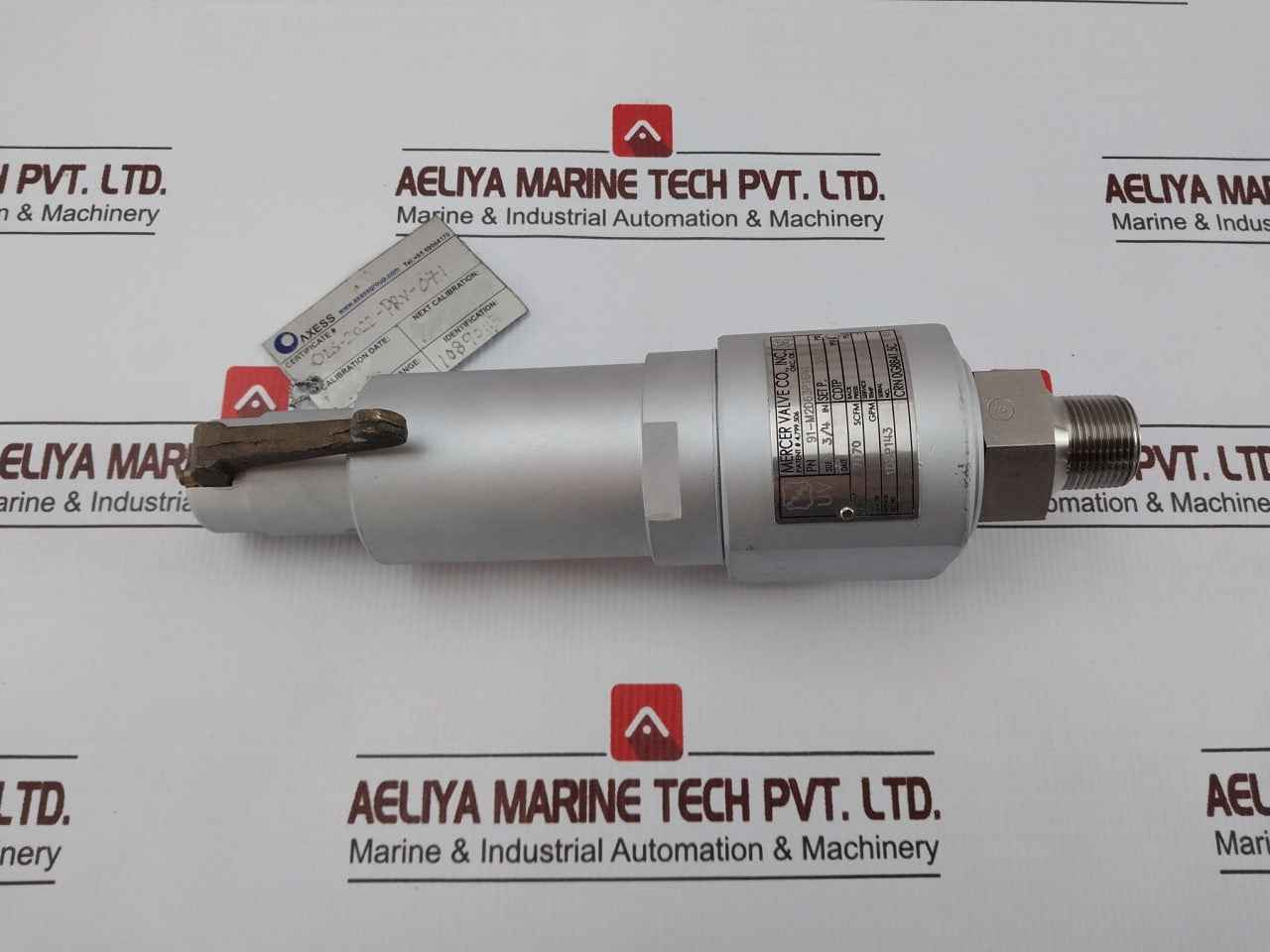 Mercer Valve 91-m2D63P1641 3/4-inch Safety Relief Valve 3500Psi Crn 0G8841.5C R1