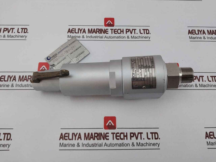 Mercer Valve 91-m2D63P1641 3/4-inch Safety Relief Valve 3500Psi Crn 0G8841.5C R1