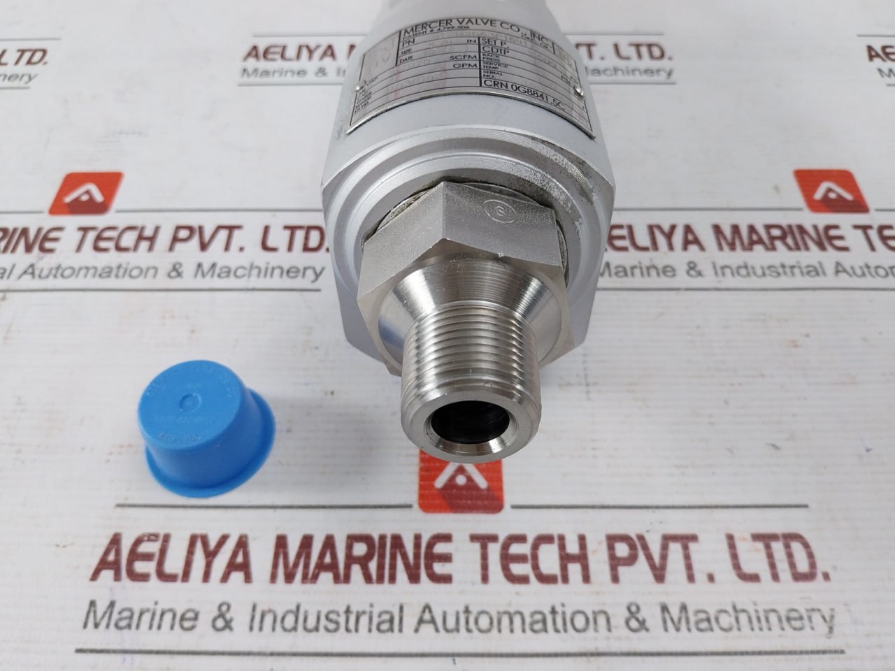 Mercer Valve 91-m2D63P1641 3/4-inch Safety Relief Valve Crn 0G8841.5C R1 3500Psi