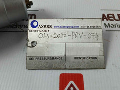 Mercer Valve 91-m2D63P1641 3/4" Safety Relief Valve 3500 Psi 7070 Scfm