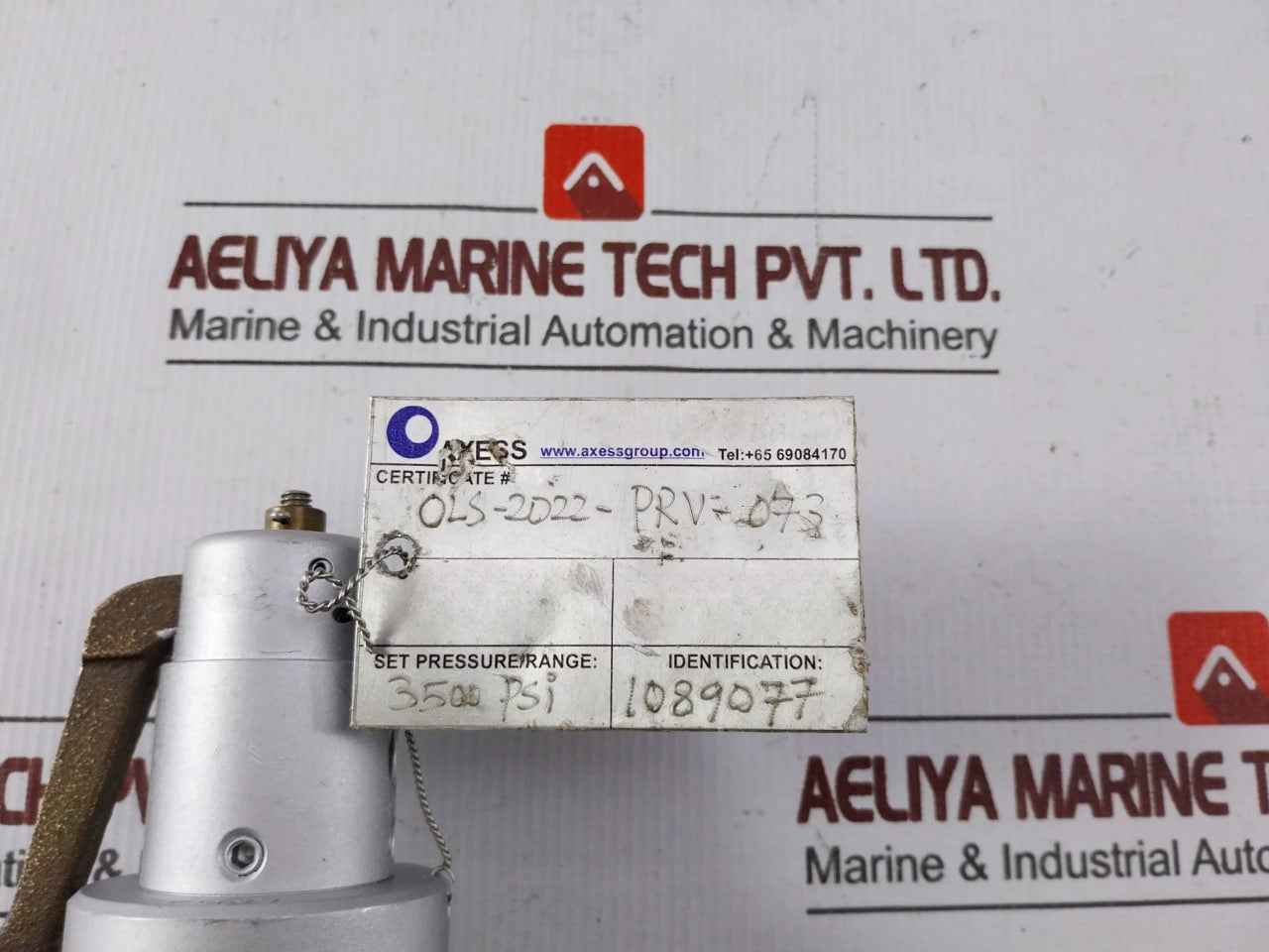 Mercer Valve 91-m2D63P1641 Pressure Relief Valve 3/4" 3500 Psi 7070 Scfm