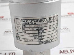 Mercer Valve 91-m2D63P1641 Safety Relief Valve 3/4 In 1D3P143 3500 Psi