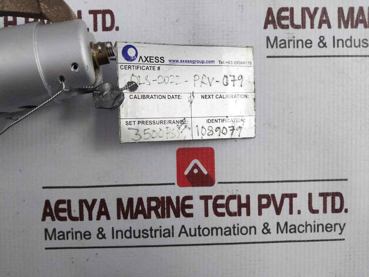 Mercer Valve 91-m2D63P1641 Safety Relief Valve 3500 Psi 60 F 3/4 In