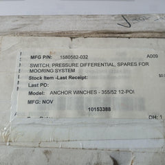 Mercoid Dpaw-7043-153-64E Differential Pressure Switch 1580582-032