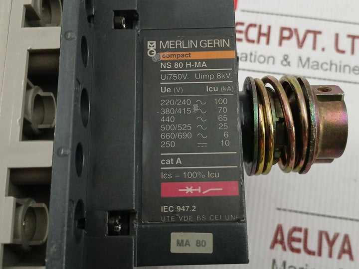 Merlin-Gerin-750V-65-C-Compact-Molded-Case-Circuit-Breaker-Ns-80-H-ma-208006-11