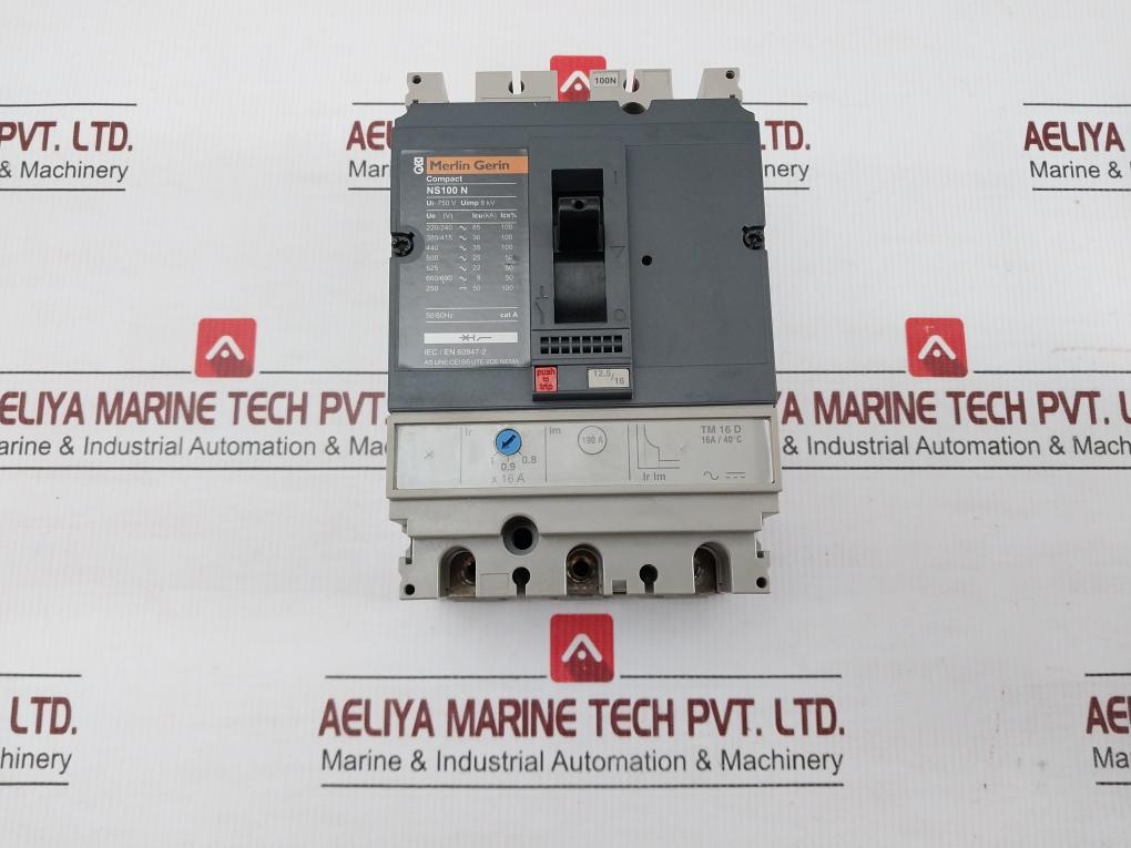 Merlin-Gerin-750V-8Kv-50-60Hz-3-pole-Molded-Case-Circuit-Breaker-Ns100-N-209681-2