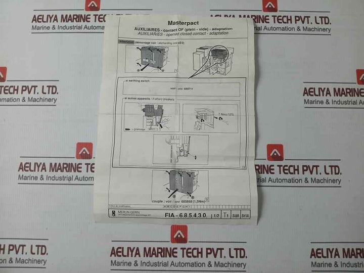 Merlin Gerin 0685725C Contact 97C7 Rm E103955