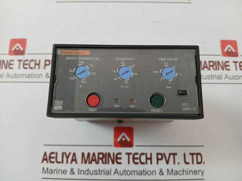 Merlin Gerin 415V Relay Module For Ground Fault Protection Rm2