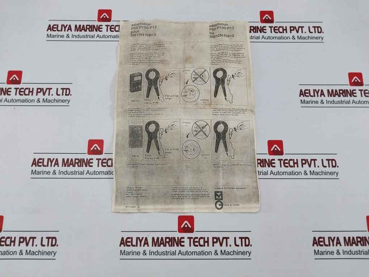 Merlin Gerin 50121 Vigidix Electric Current Clamp Voltage Probe Set Rm 10N