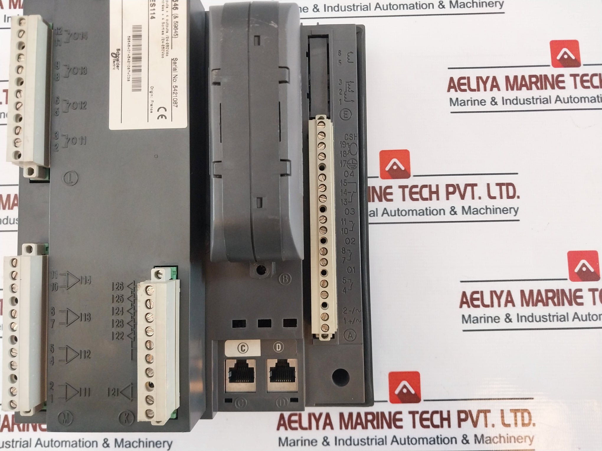 Merlin Gerin 59607 (&59606) Display Panel Unit Module 250V