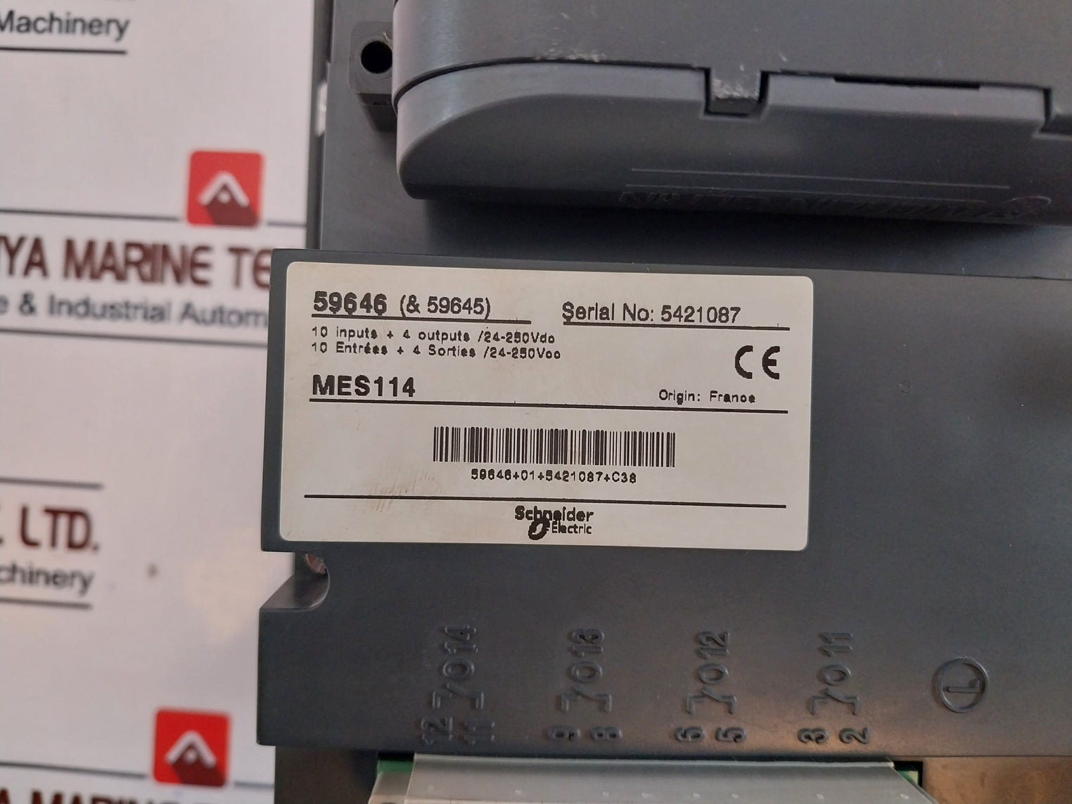 Merlin Gerin 59607 (&59606) Display Panel Unit Module 250V