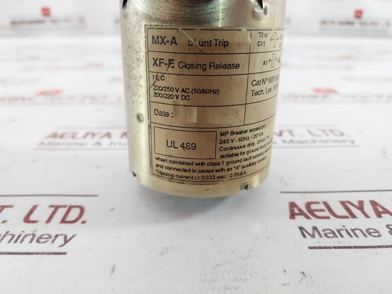 Merlin Gerin 685 658 Mx-a Shunt Trip Xf-e Closing Release Circuit Breaker Ul489