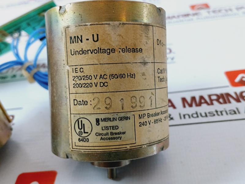 Merlin Gerin 685 658 Mx-a Shunt Trip Mp Breaker Accessory 240V 60Hz 20Va