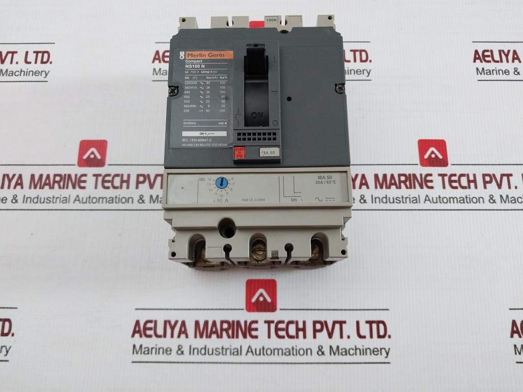 Merlin Gerin 750V-50/60Hz Circuit Breaker Ns100 N
