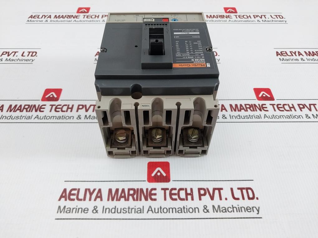 Merlin Gerin 750V-50/60Hz Circuit Breaker Ns100 N