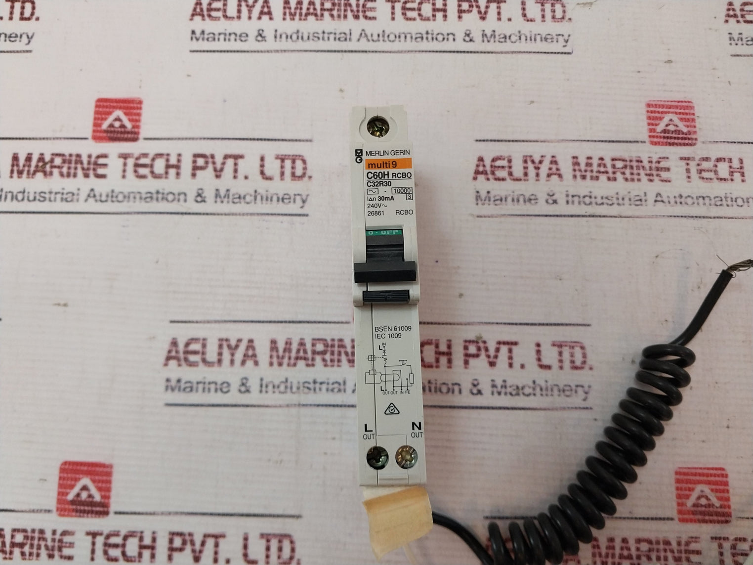 Merlin Gerin C60H-rcbo C32R30 Circuit Breaker 61009