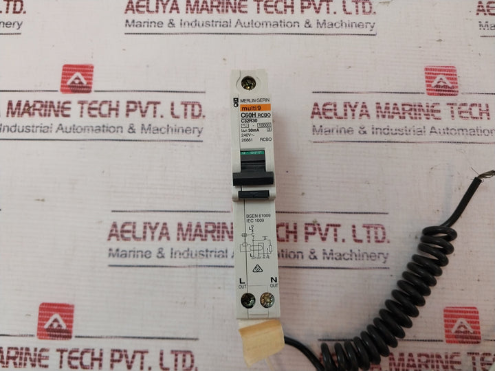 Merlin Gerin C60H-rcbo C32R30 Circuit Breaker 61009
