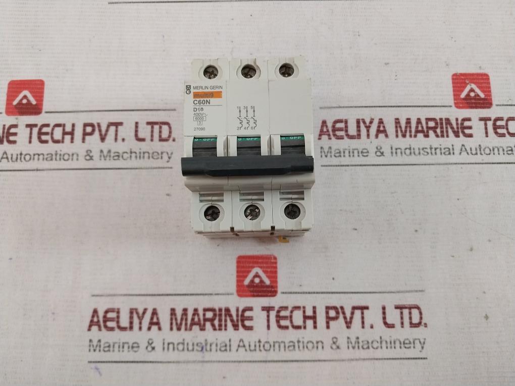 Merlin Gerin C60N Multi9 Circuit Breaker 400V 6000/3, 3 303430 270904