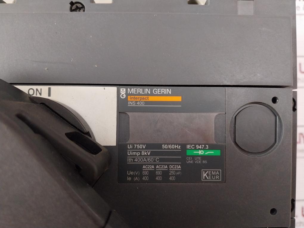 Merlin Gerin Ins 400 Interpact Switch Disconnect Breaker