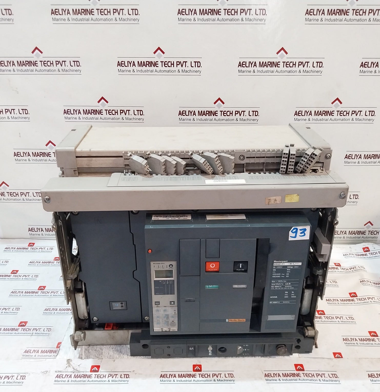 Merlin Gerin Masterpact Nw40 H1 Circuit Breaker 4000A 1000V 12Kv