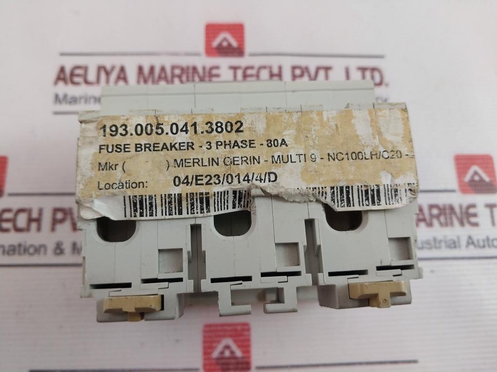 Merlin Gerin Nc100Lh Fuse Circuit Breaker 400V~