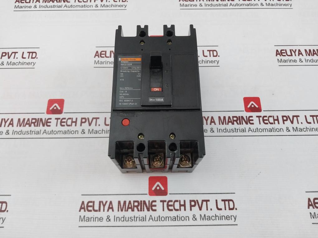 Merlin Gerin Nks100R Circuit Breaker 690V 100A 8Kv 50/60Hz