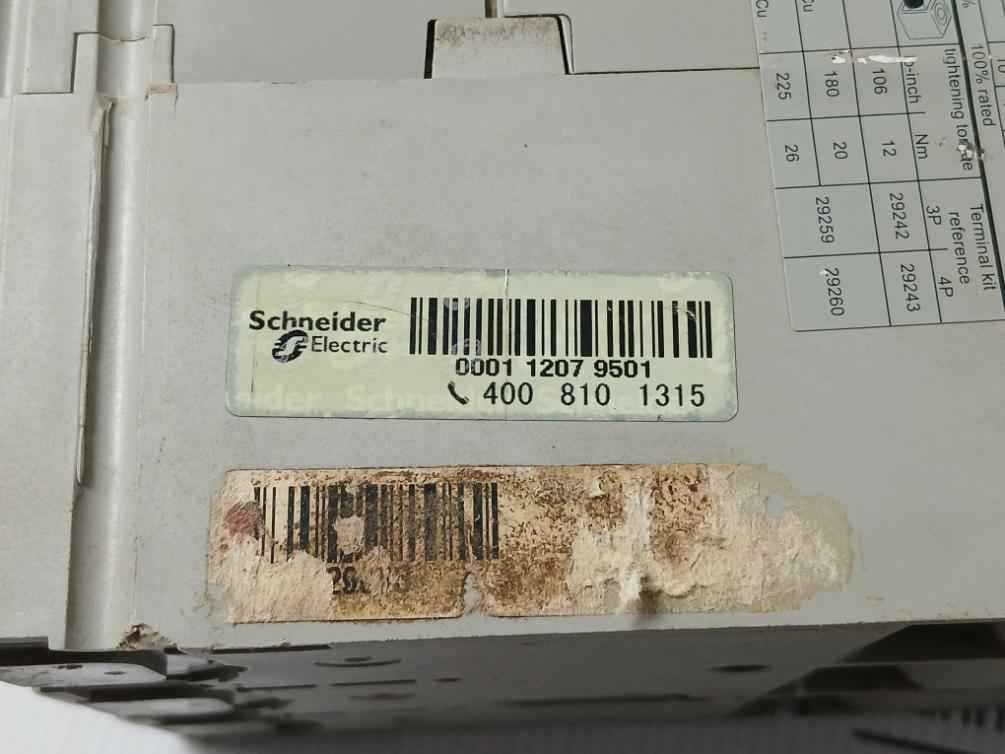 Merlin Gerin Ns100-160-250 N/H/Na Compact Circuit Breaker 750V 8Kv 50/60 Hz