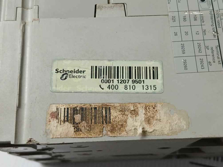 Merlin Gerin Ns100-160-250 N/H/Na Compact Circuit Breaker 750V 8Kv 50/60 Hz