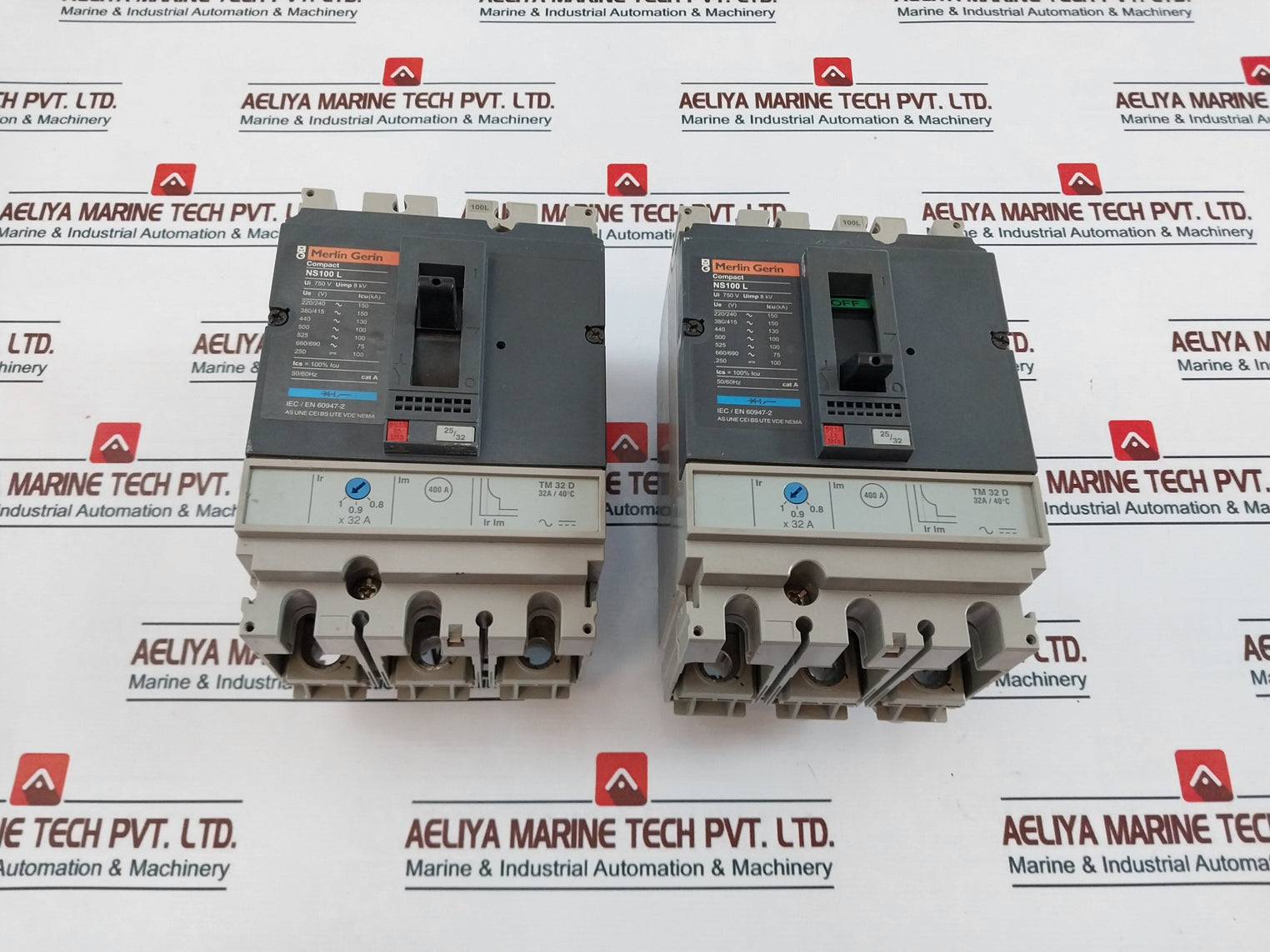 Merlin Gerin Ns100-250L Adapted Circuit Breaker 50/60Hz