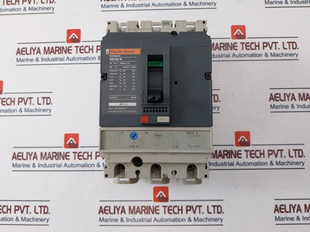 Merlin Gerin Ns100 N Circuit Breaker 750V