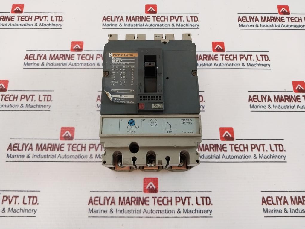 Merlin Gerin Ns100 N Compact Circuit Breaker 750V 50/60Hz Cat: A