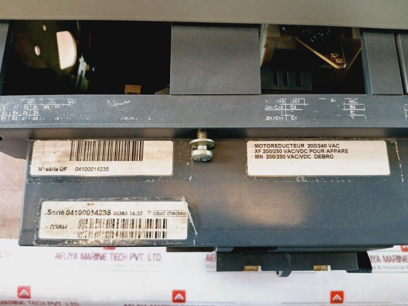 Merlin Gerin Nw16 Hf Masterpact Circuit Breaker, 12Kv 1600A