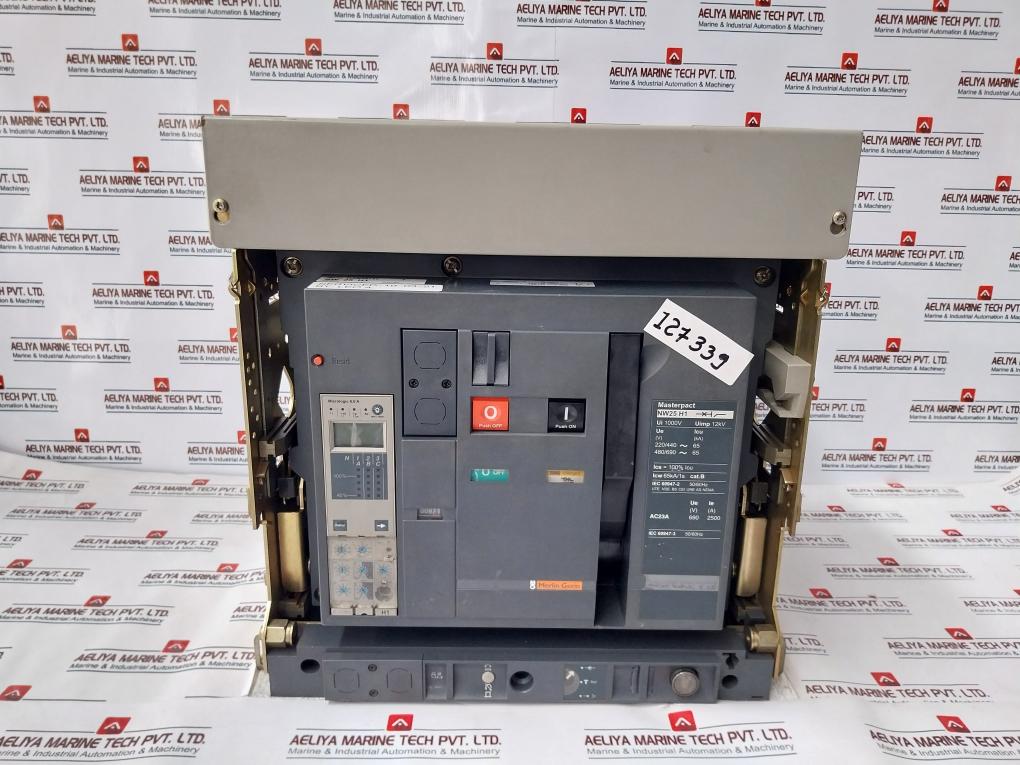 MERLIN GERIN NW25 H1 Masterpact Circuit Breaker 12kV 2500Amp