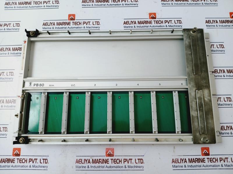 Merlin Gerin PB80 8-Slot PLC Chassis